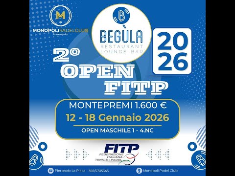 2°OPEN FITP 2026 MONOPOLI PADEL CLUB