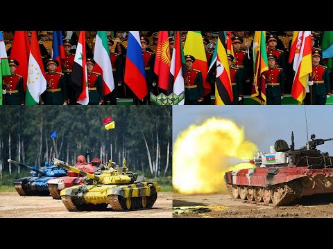 International Army Games 2021 Tank Biathlon Final: Russia, China, Kazakhstan, and Azerbaijan