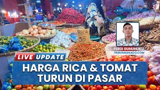 Pedagang Pasar Bersehati Manado Keluhkan Harga Rica dan Tomat Anjlok, Stok Bahan Sangat Melimpah