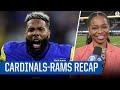 On-Field Reaction to Rams' win over Cardinals in playoffs | CBS Sports HQ