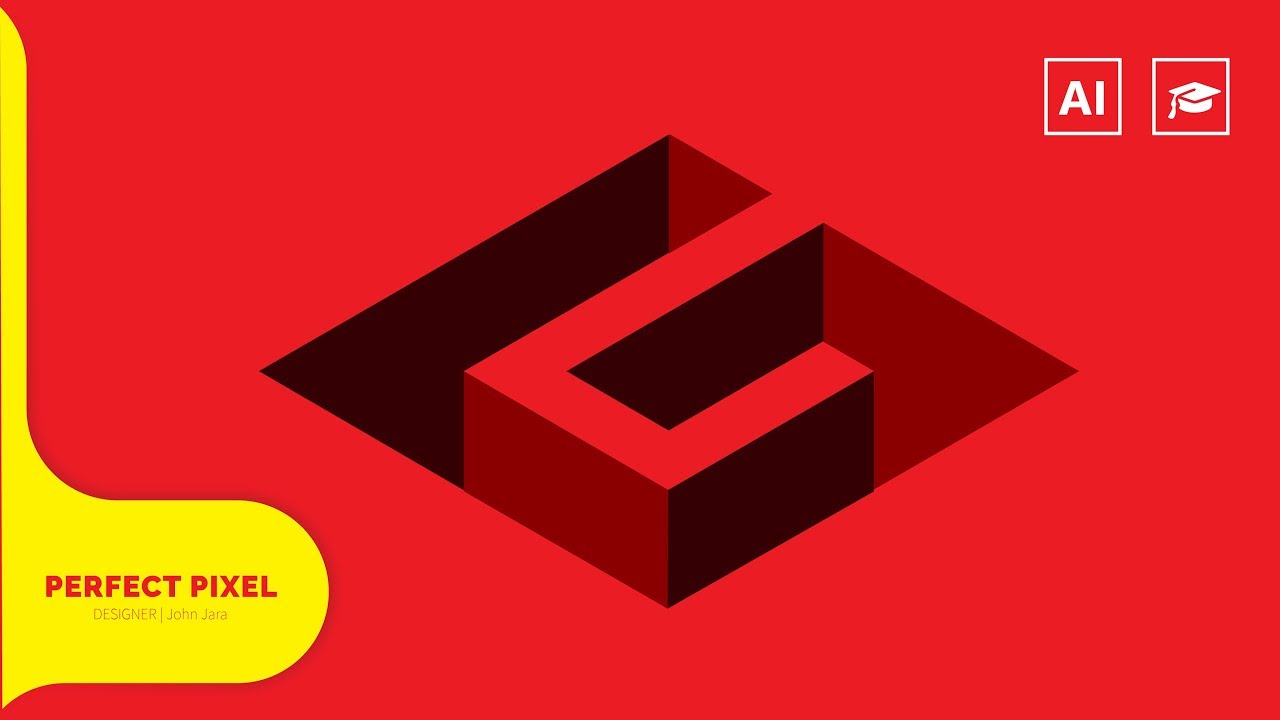 Isometric Letter G Logo Design In Adobe Illustrator CC