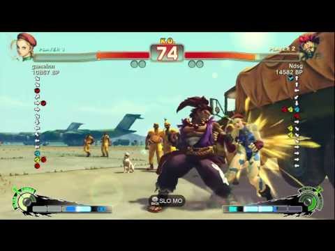 Daigo [Cammy] vs Fujino [Akuma] SSF4 Japanese Online Ranked Matches - TRUE-HD