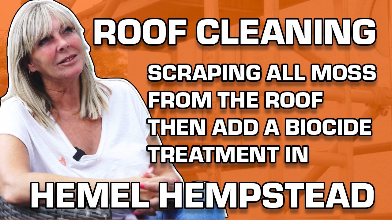 Roof Cleaning Hemel Hempstead - Roof Scraped and Biocide Treatment