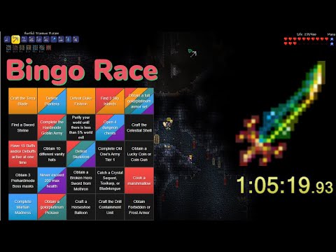 Terraria Bingo Race - 1:34:28 completion