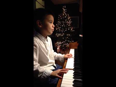My Son Playing Sonata Pathetique, Beethoven, Age 5