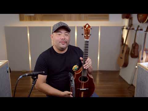 Steve Grimes Koa 18" Scale Tenor "Nukulele" w Kalei