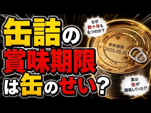 缶詰の賞味期限は中身ではない｜実は缶の劣化を基準に決められていた!?