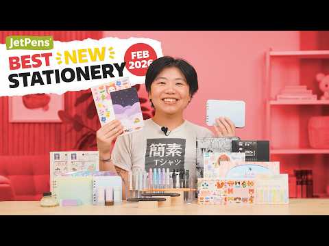 Best New Stationery of FEB 2026 at JetPens | Apr-Start Planners, Mechanical Pencils & Multi Stickers