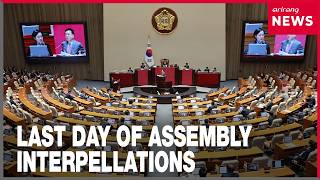 South Korea's National Assembly questions government on Cabinet vetting and policy priorities