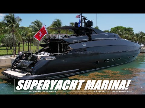 YACHT-SPOTTING IN MIAMI | ROCK 13 BAGLIETTO SUPERYACHT | HAVE 9 MILLION EUROS | YACHTSPOTTER CHANNEL