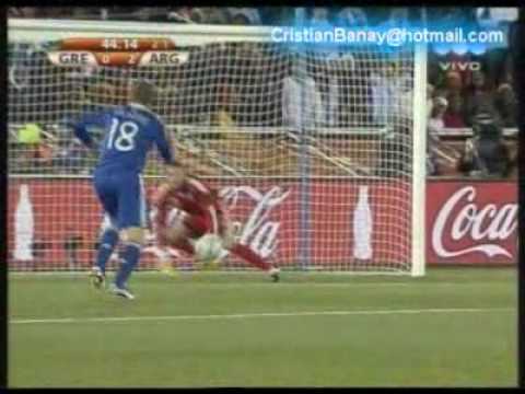 Gol de Palermo a Grecia. Relatos de Sebastián Vignolo - Telefé