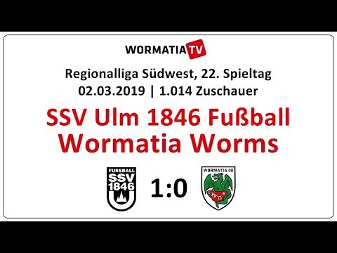 Zusammenfassung SSV Ulm 1846 - Wormatia 1:0 (02.03.2019)