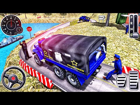 Offroad Police Truck Drive Simulator - Cargo Transporter Driving - Best Android GamePlay