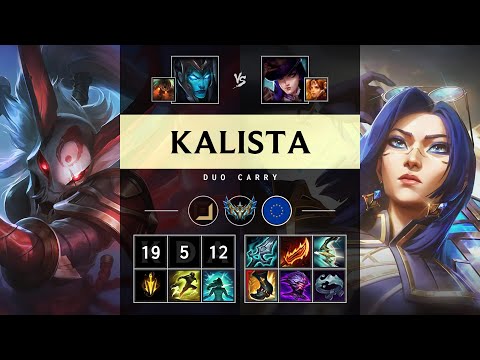 Kalista ADC vs Caitlyn - EUW Challenger Patch 25.16