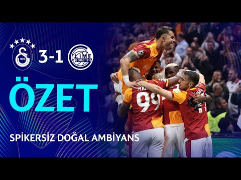 📺 ÖZET | Galatasaray 3-1 Bodø/Glimt (Spikersiz Doğal Ambiyans) #GSvBG #UCL 