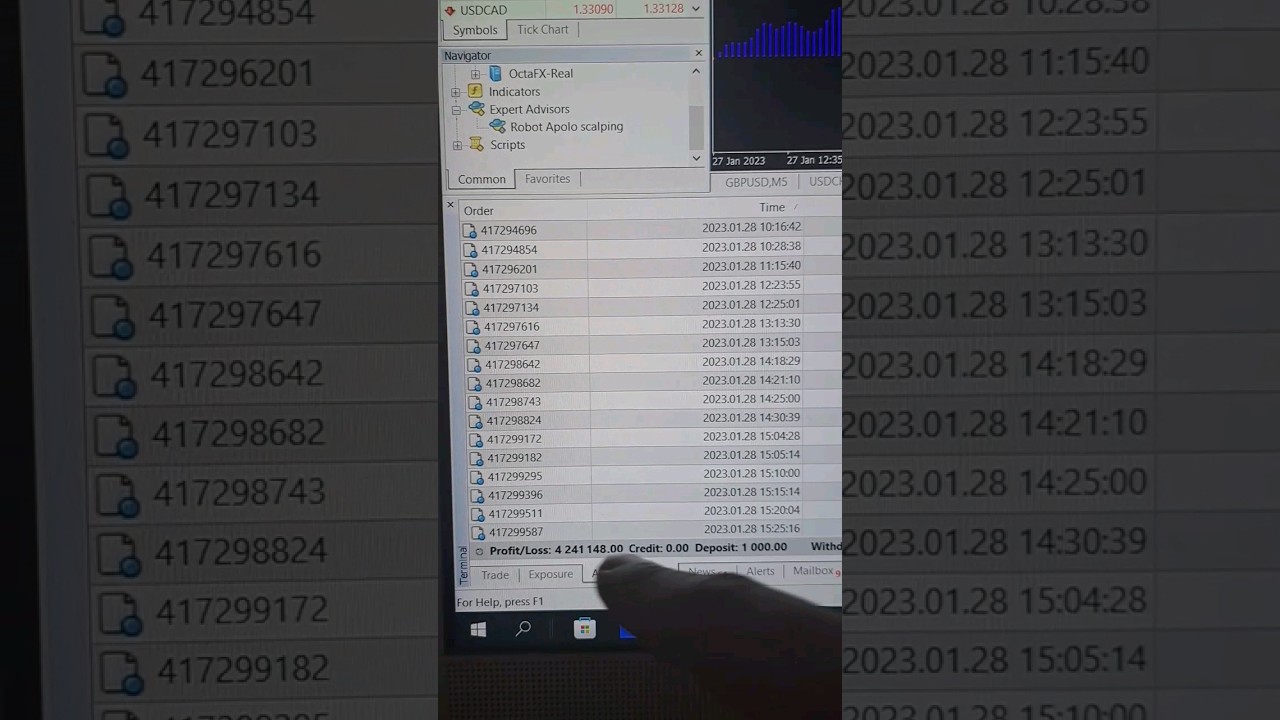 Live trade robot forex 1200 %Profit per month on real account 💵💵💵