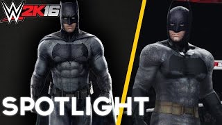 WWE 2K16 - BEN AFFLECK BATMAN CREATION SPOTLIGHT