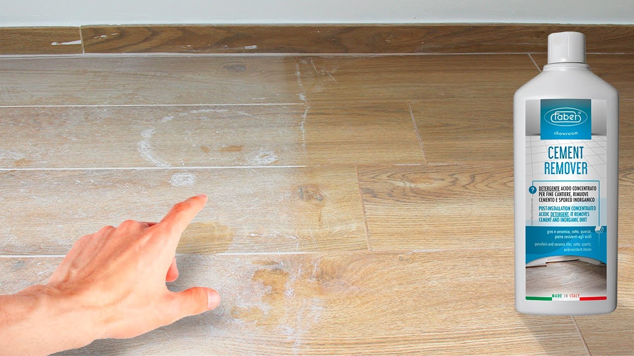 Basta Aloni! COME #PULIRE LO SPORCO A FINE CANTIERE (dopo posa) per GRES OPACO ✨ Cement Remover