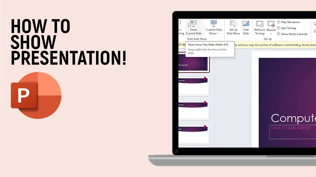 How to Show/Preview Presentation in Powerpoint [easy]