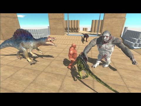 Goro The Giant and Hill Giant team up Animal Revolt Battle Simulator