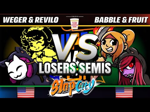 Slap City TOP 8: Weger & Revilo vs. Babble & Fruit - SSC2019 Doubles Losers Semis