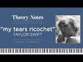 my tears ricochet - Taylor Swift | Piano Tutorial