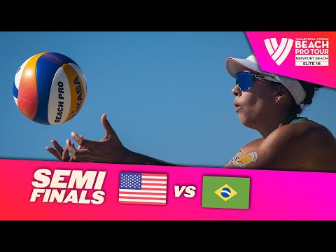 Donlin/Denaburg vs. Ana Patrícia/Duda - Semi Final Highlights | Newport Beach 2025 #BeachProTour