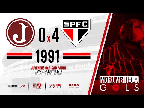 Juventus 0x4 São Paulo - Paulista 1991 - fase 01 - rodada 02 - 28/07/1991