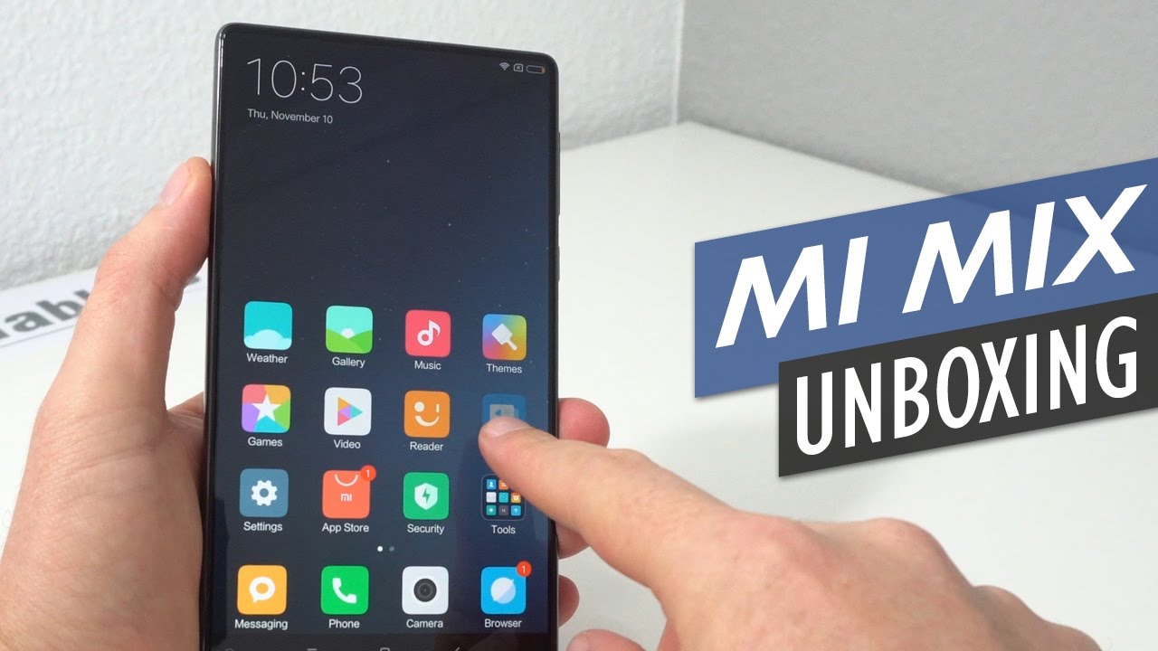 Xiaomi Mi Mix Unboxing With In-Depth Hands-On (English)