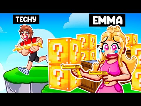 Techy Plays Fortnite Lucky Block Bed Wars With MY CRAZY FAN GIRLS...