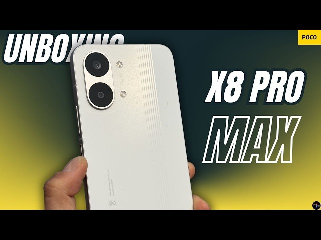Vídeo relacionado con XIAOMI POCO X8 Pro MAX - Smartphone de 12+512GB, Dimensity 9500s, batería de 8500 mAh, Sensor Light Fusion 600 de 50MP con OIS, 1 año de garantía Extra, Cargador no Incluido, Negro (Versión ES)