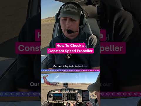 How To Check a Constant Speed Propeller