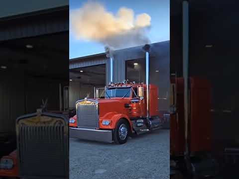 Thumbnail for what a beautiful sound 🎩 #truck #peterbilt #cat #truckdriver #reels #trueline by Peterbilt