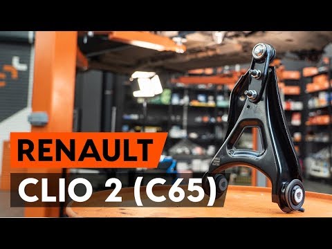 Jak wymienić przednim wahacz w RENAULT CLIO 2 (C65) [PORADNIK AUTODOC]