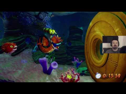 Crash Bandicoot 3: WARPED (N-Sanity HD) playthrough pt50 - Deep Trouble Speedrun