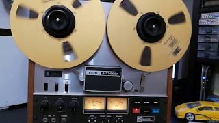 Video thumbnail for A-3300SX-2T with 1/2 track and 15ips mastering duries reel to reel JAPAN by Rolis Garais (Landodigital)