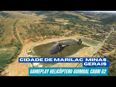 MICROSOFT FLIGHT SIMULATOR 2020 Gameplay Helicóptero Guimbal Cabri G2 Cidade de Marilac Minas Gerais