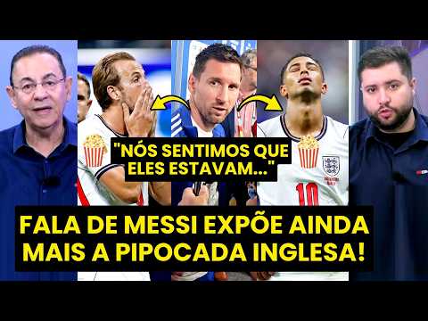 MESSI FALOU MESMO! OLHA qual DECLARAÇÃO EXPÔS AINDA MAIS a PIPOCADA da INGLATERRA contra ARGENTINA!