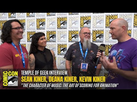Kevin Kiner, Deana Kiner, Sean Kiner on The Art of Acoring Animation SDCC 2024