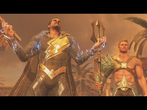 Injustice 2 - Gameplay Walkthrough Part 10 - Three Kings | Aquaman & Black Adam