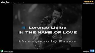 Lorenzo Licitra - In the name of love (Karaoke HQ con cori) da X Factor 11