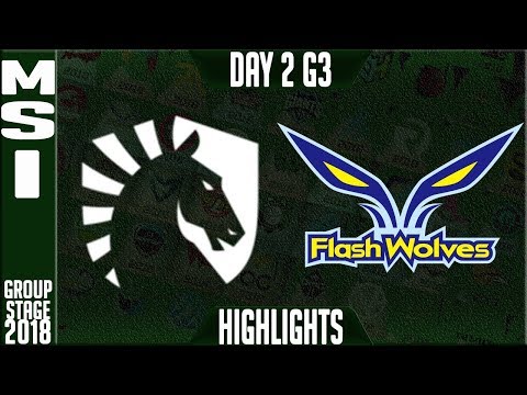 TL vs FW Highlights | MSI 2018 Day 2 Group Stage, Mid Season Invitational Team Liquid v Flash Wolves