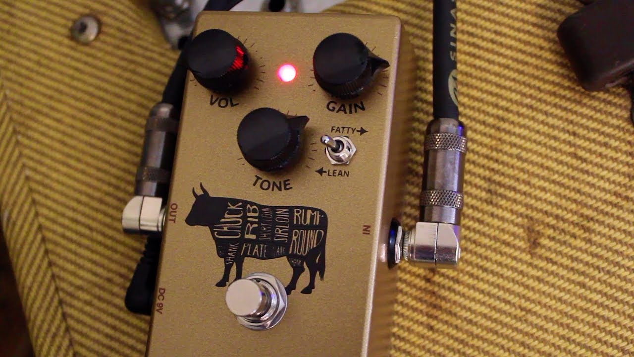 Mojo Hand FX Sacred Cow "Professional Gold" Overdrive Pedal
