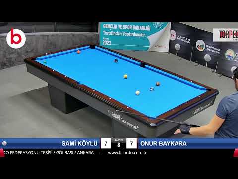 SAMİ KÖYLÜ & ONUR BAYKARA Bilardo Maçı - 