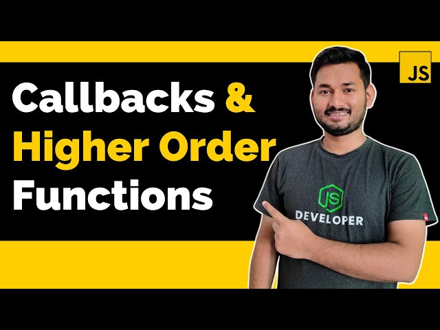 Understanding Higher Order Functions And Callbacks In Javascript
