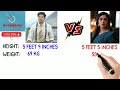 DULQUER SALMAN Vs Mrunal Thakur Full Comparison 2022 DULQUER SALMAN Biography Mrunal Thakur