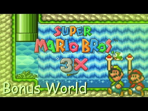 Walkthrough (SMW Hack) Super Mario Bros 3X - (Finale) Bonus World.