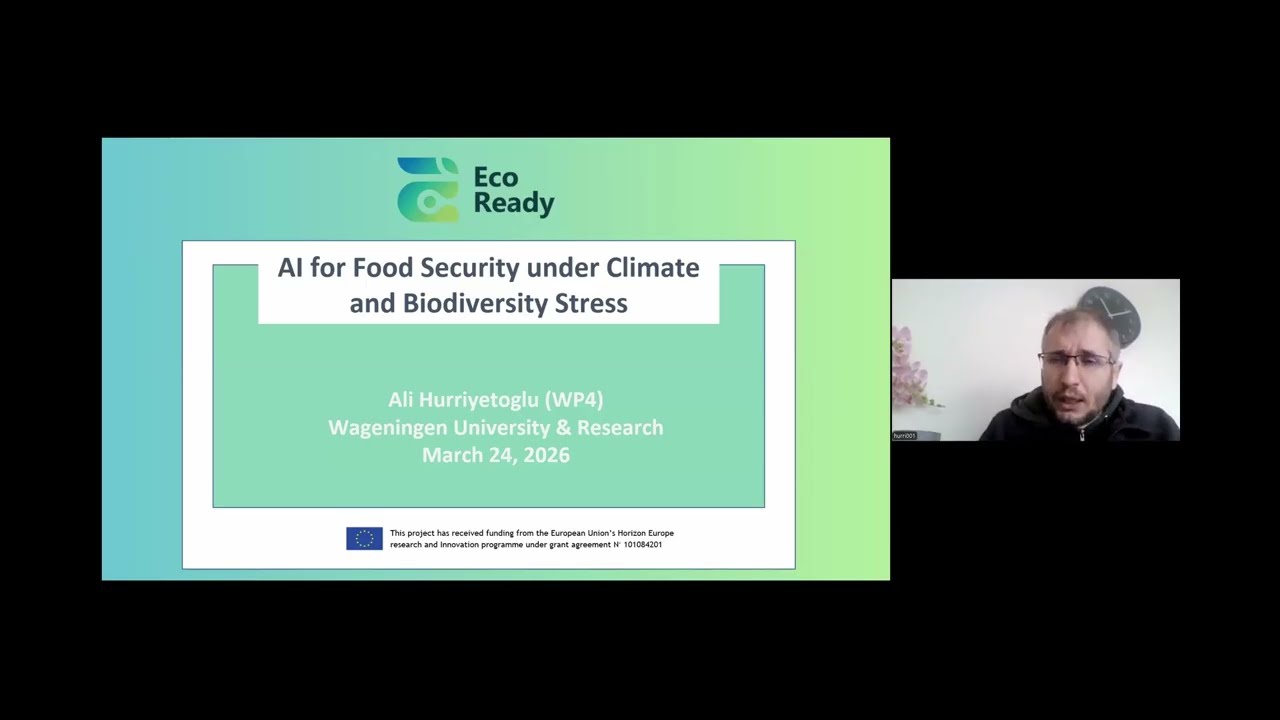 From Data to Decisions – AI for Food Security | ECO READY webinar #4 (Recording)