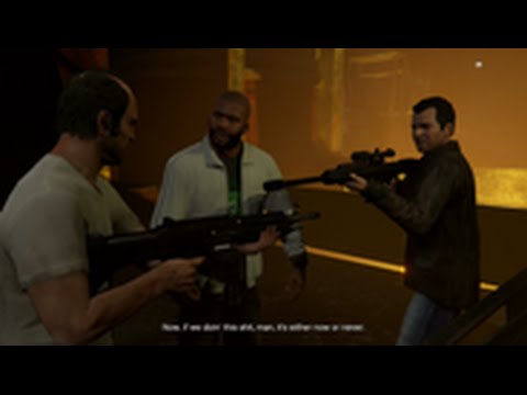 GTA 5 Walkthrough Part 65 MISSION DEATH WISH. PS4