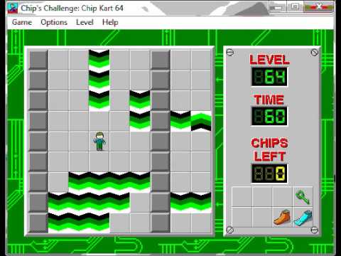 CCLP1 level 64 solution - 44 seconds